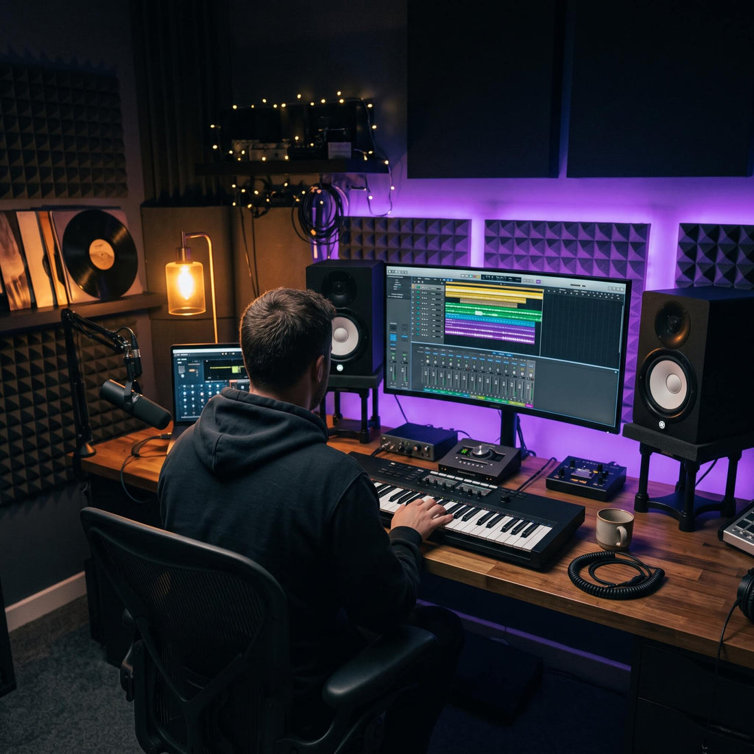 Glowing treasure chest releasing golden musical notes, representing free Ripchord presets